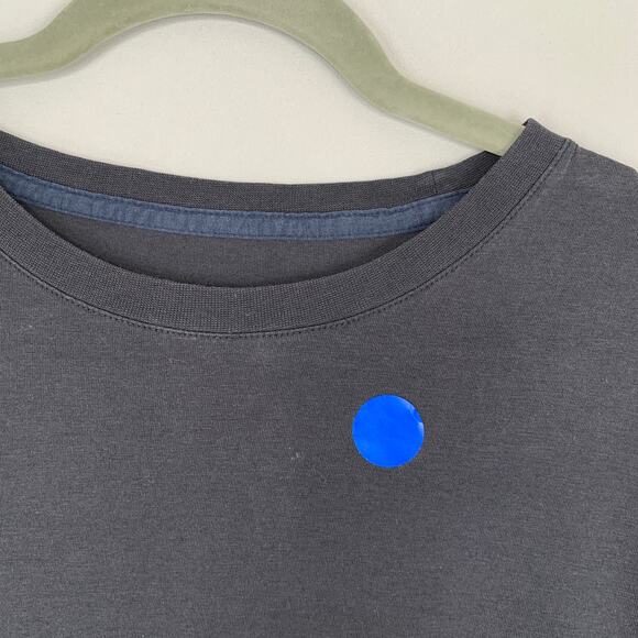 Rhone Men Element Tee S/S TShirt Large Solid black Pima Cotton blend - Picture 9 of 10